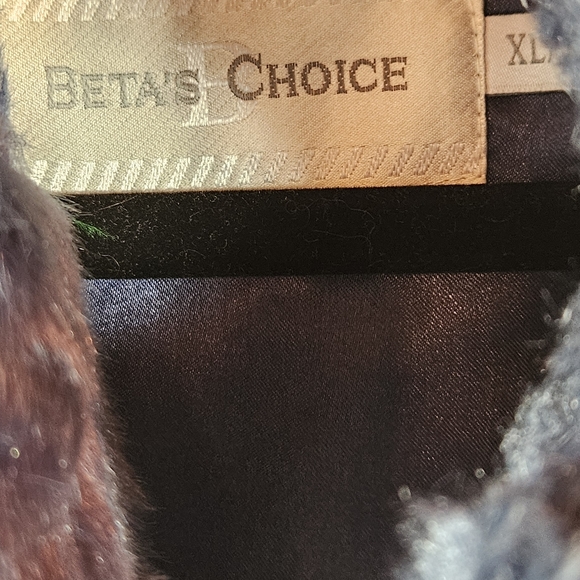 Blue Faux Fur Vest - Picture 4 of 4